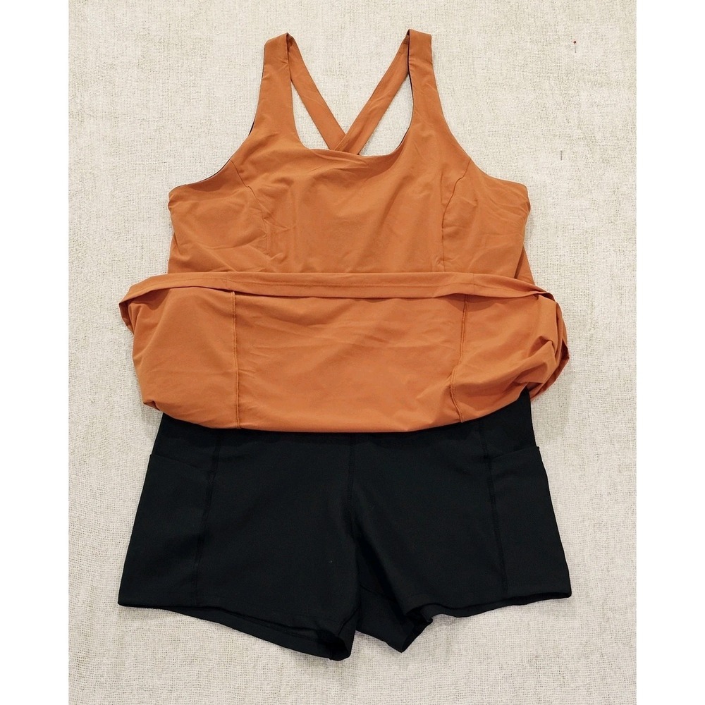 REI Coop Active Pursuits Training Dress Orange Womens XL Tennis Pickleball - Picture 3 of 9